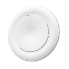 Toevoerventiel Ø 80mm - Staal - Aansluitbus