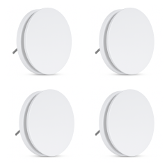Set van 4 Toevoerventiel Ø 125mm - Kunststof - Klemveren