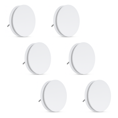 Set van 6 Toevoerventiel Ø 125mm - Kunststof - Klemveren