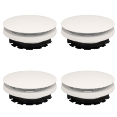 Set van 4 Zehnder ComfoValve Luna S - Toevoerventiel Ø125mm