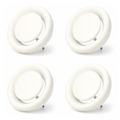 Set van 4 Zehnder afvoerventiel STK-1 Ø 100mm & Ø 125mm