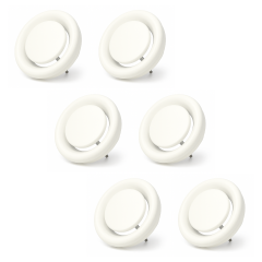Set of 6 Zehnder Air exhaust valve STK-1 Ø 100mm & Ø 125mm