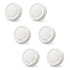 Set van 6 Afvoerventiel Toevoerventiel Ø 125mm - Klemveren