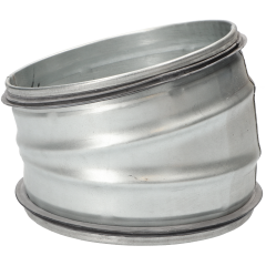 Spirobuis bocht Ø 100 mm 15°