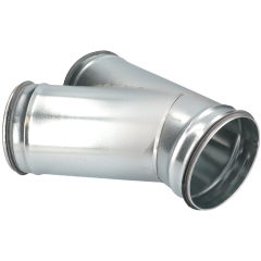 Spirobuis t-stuk Ø 180-180 mm 45°